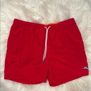 Tommy Bahama Red Naples Swim Shorts